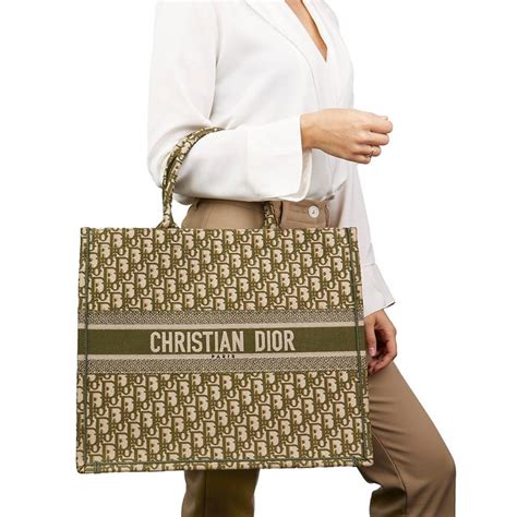 dior green|green dior tote.